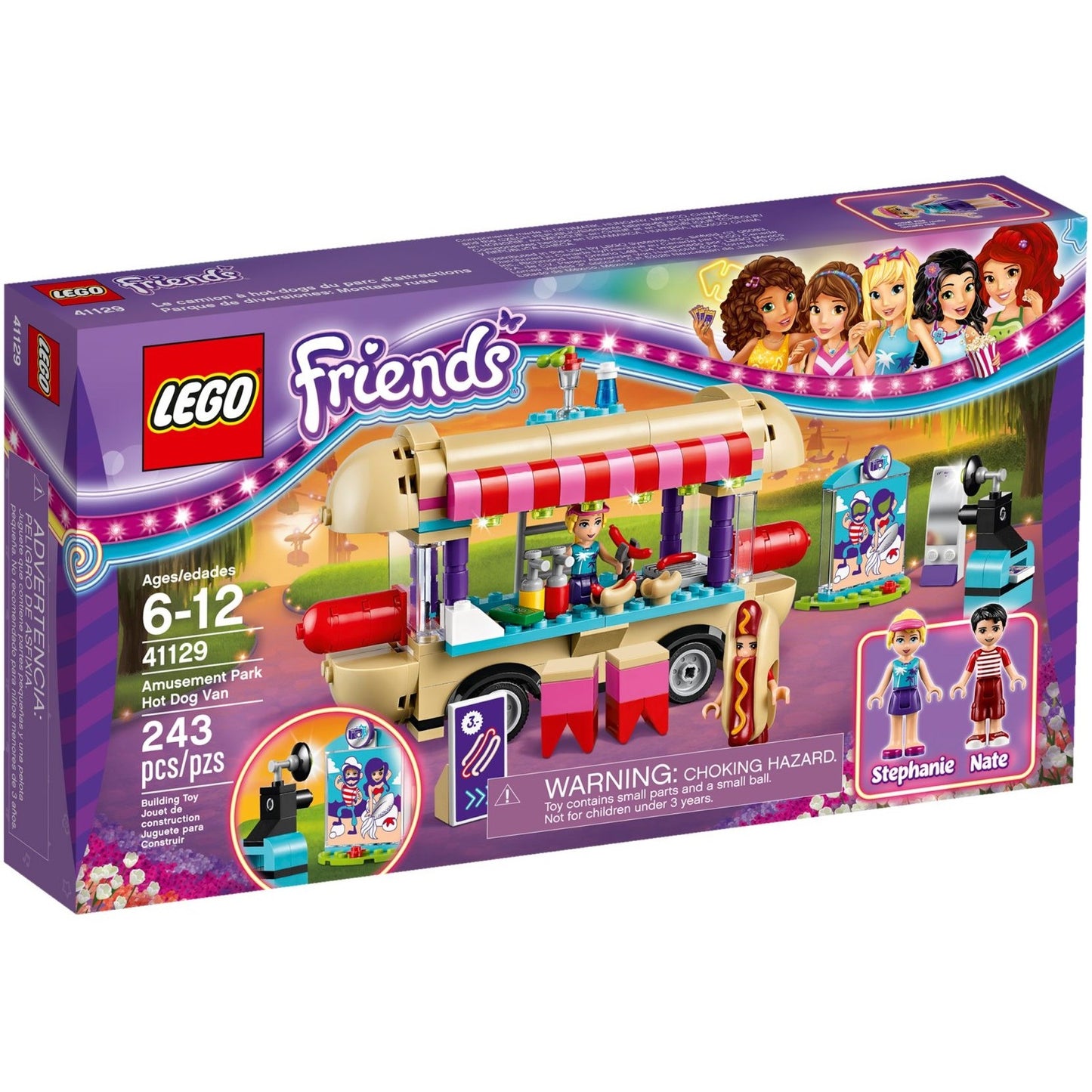 LEGO Friends Amusement Park Hot Dog Van 41129