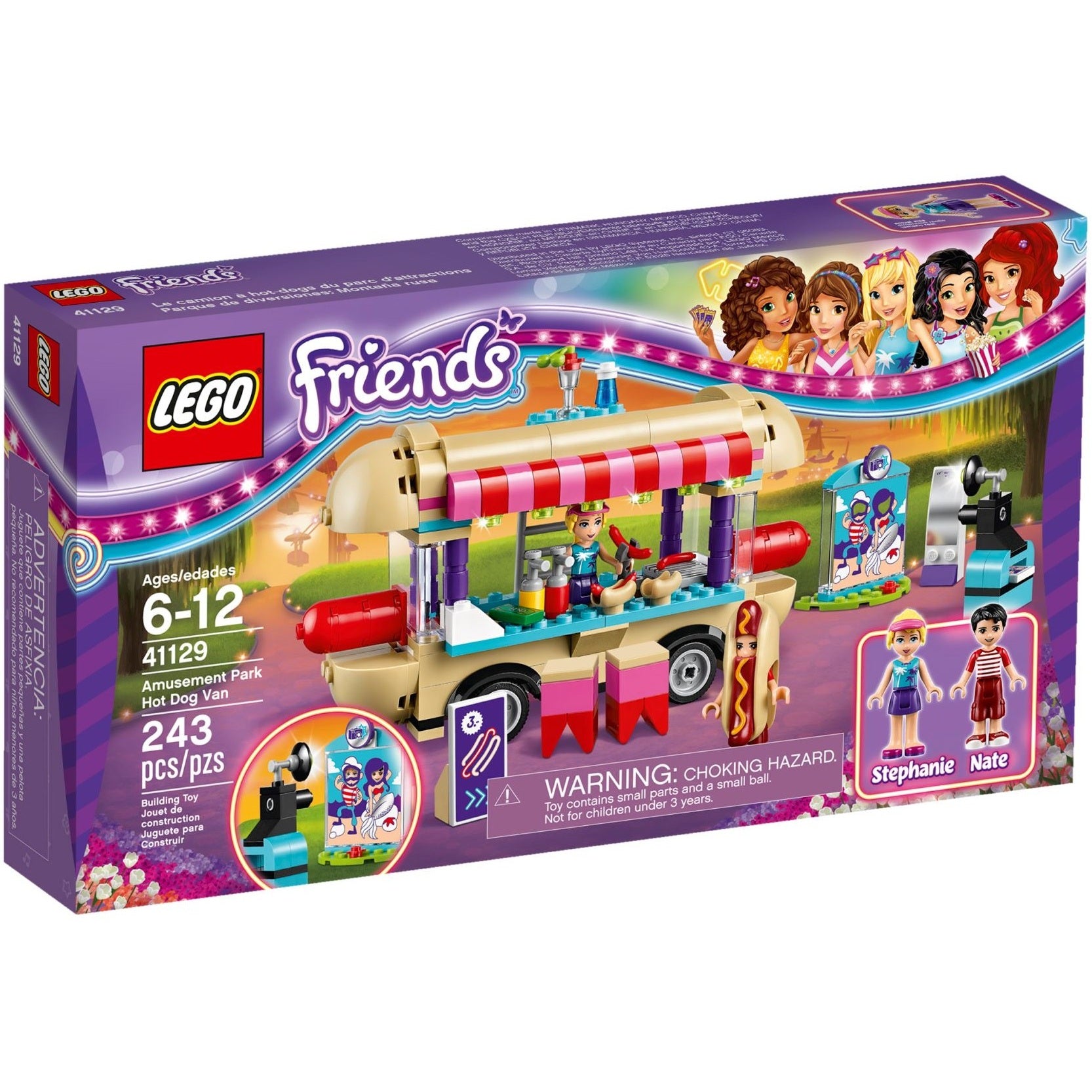 LEGO Friends Amusement Park Hot Dog Van 41129