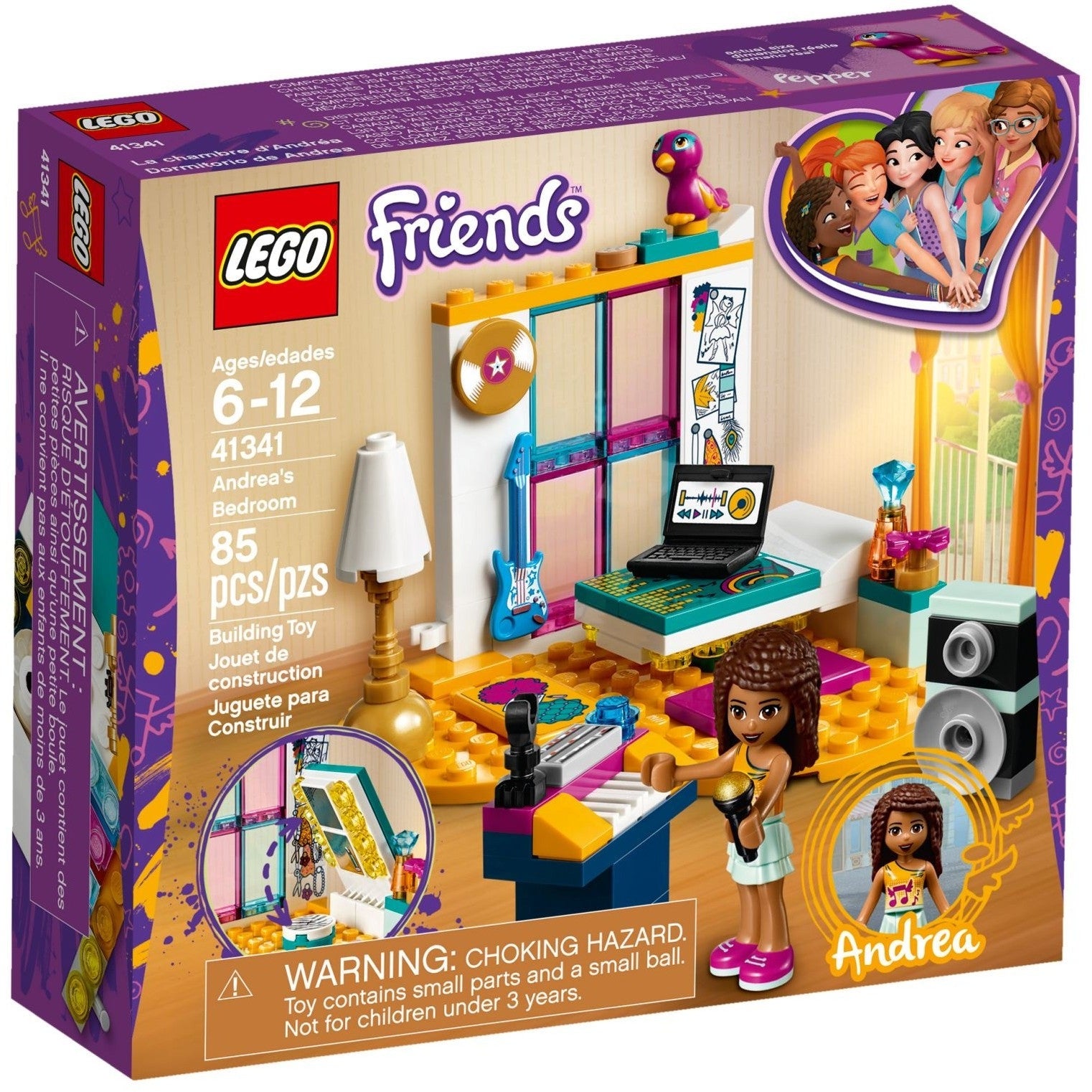 LEGO Friends Andrea's Bedroom 41341