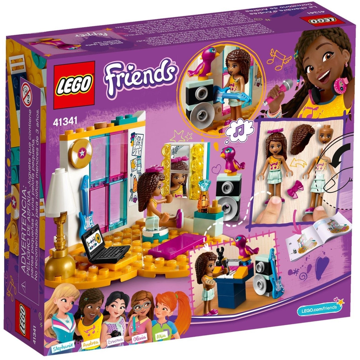 LEGO Friends Andrea's Bedroom 41341