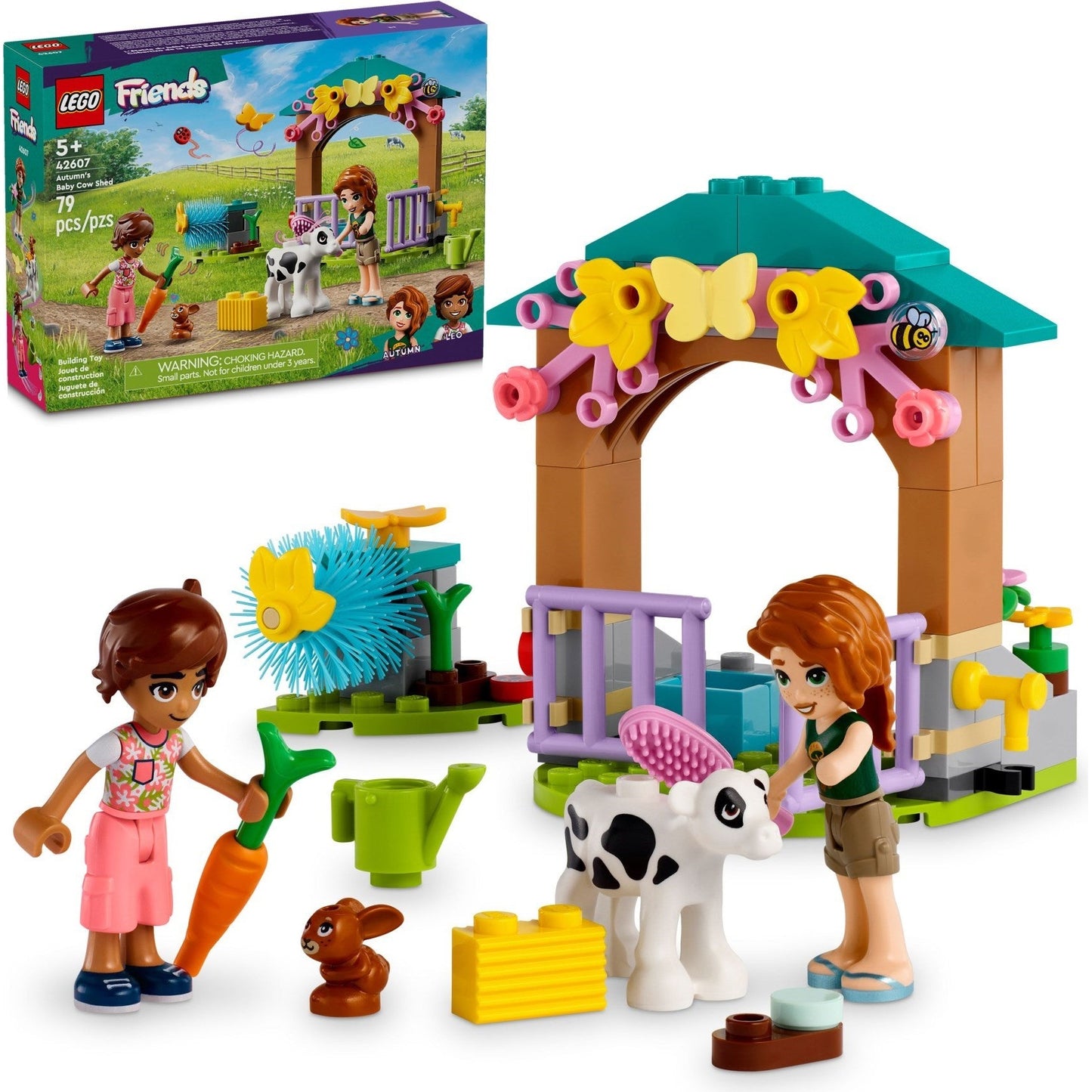 LEGO Friends Autumn's Baby Cow Shed 42607