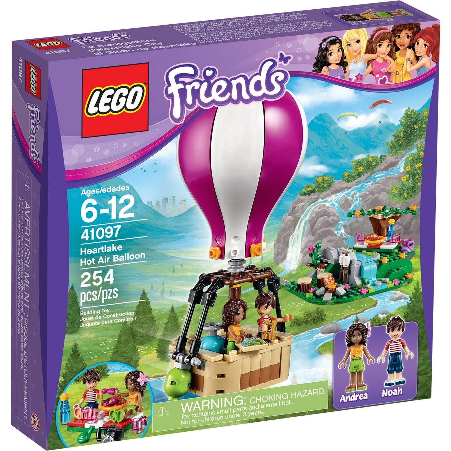 LEGO Friends Heartlake Hot Air Balloon 41097