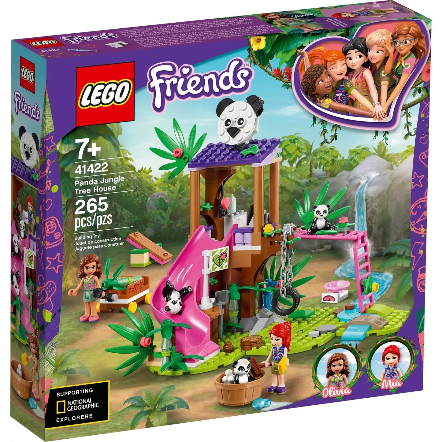 LEGO Friends Panda Jungle Tree House 41422