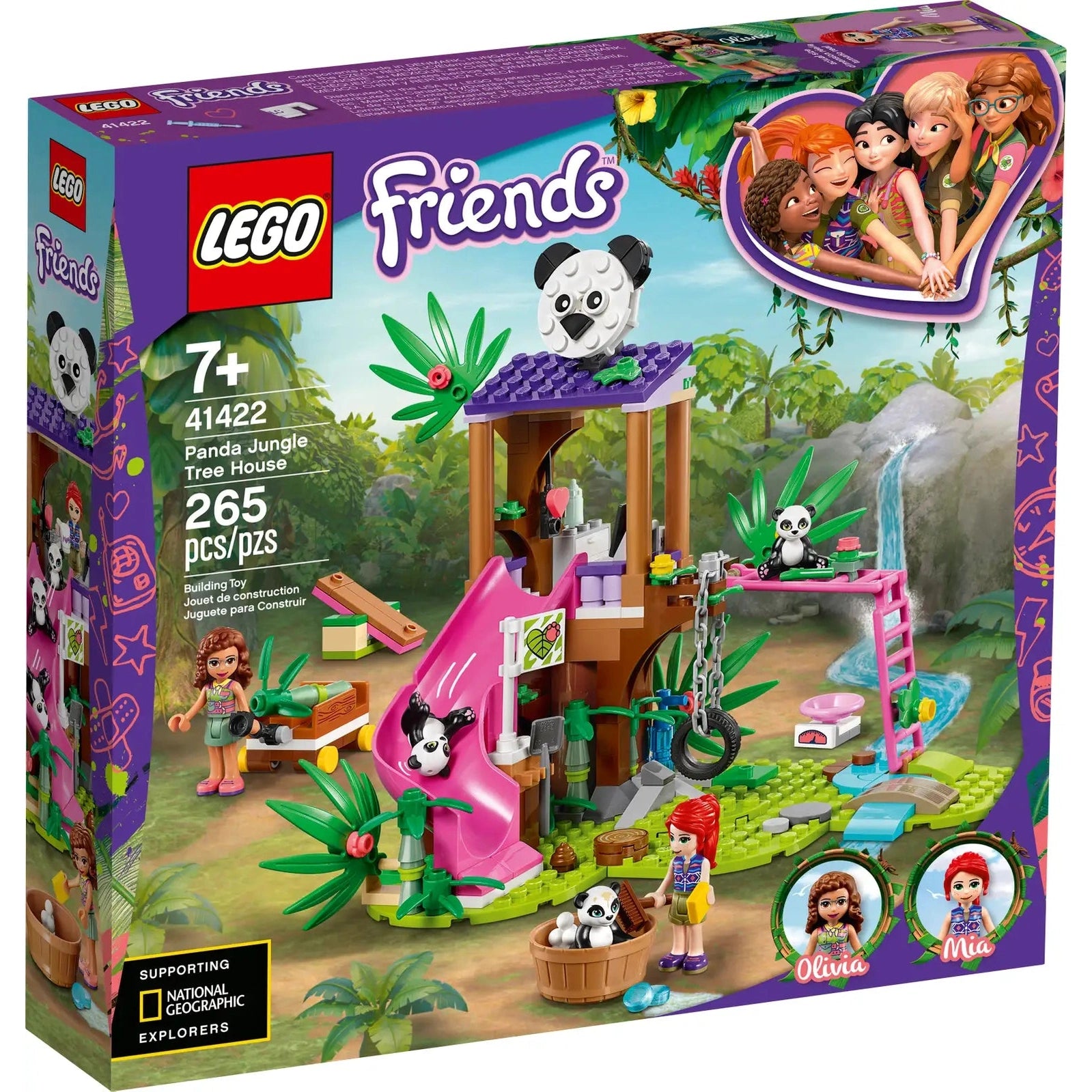 LEGO Friends Panda Jungle Tree House 41422
