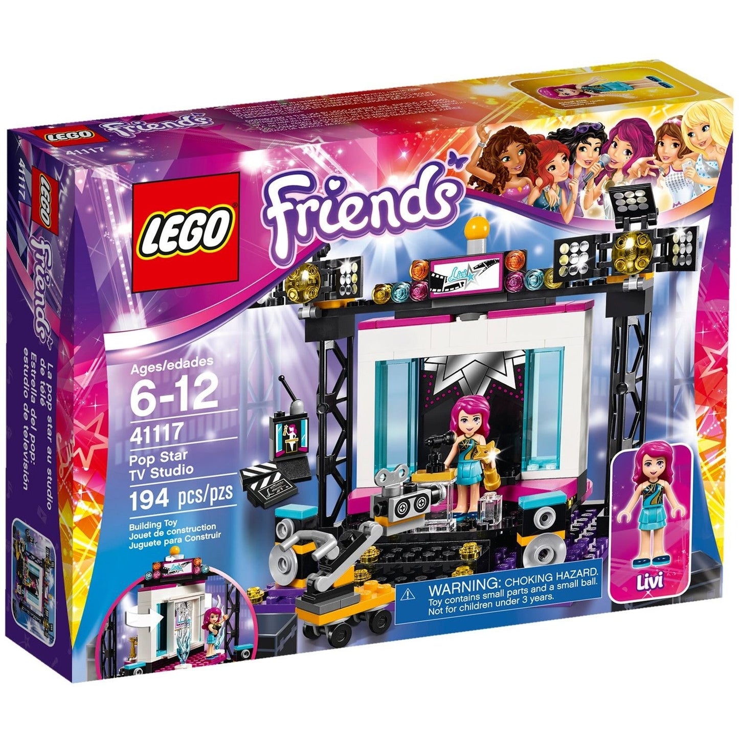 LEGO Friends Pop Star TV Studio 41117