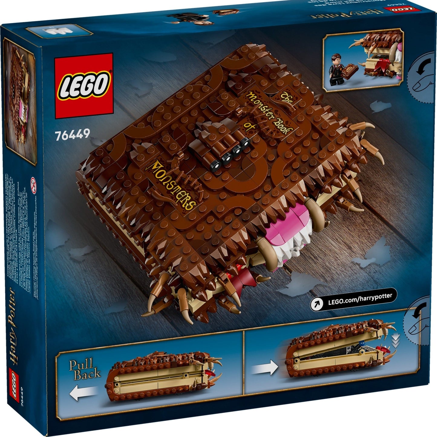 LEGO Harry Potter Chomping Monster Book of Monsters 76449