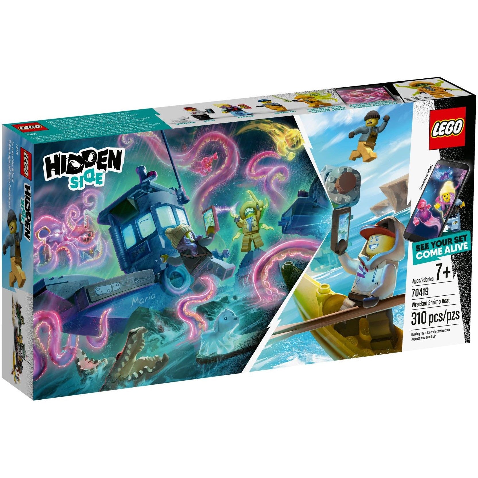 LEGO Hidden Side Wrecked Shrimp Boat 70419