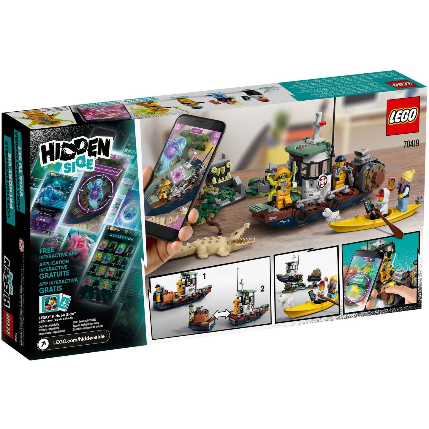 LEGO Hidden Side Wrecked Shrimp Boat 70419
