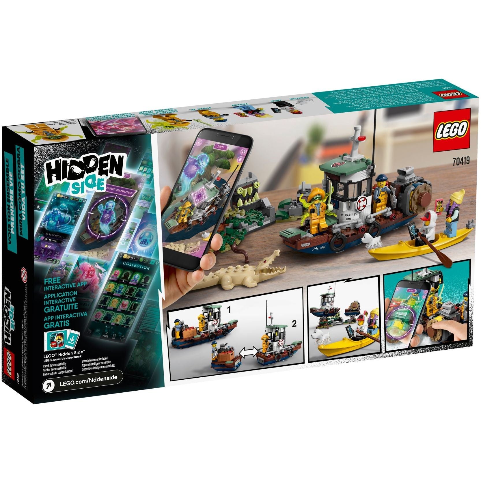 LEGO Hidden Side Wrecked Shrimp Boat 70419