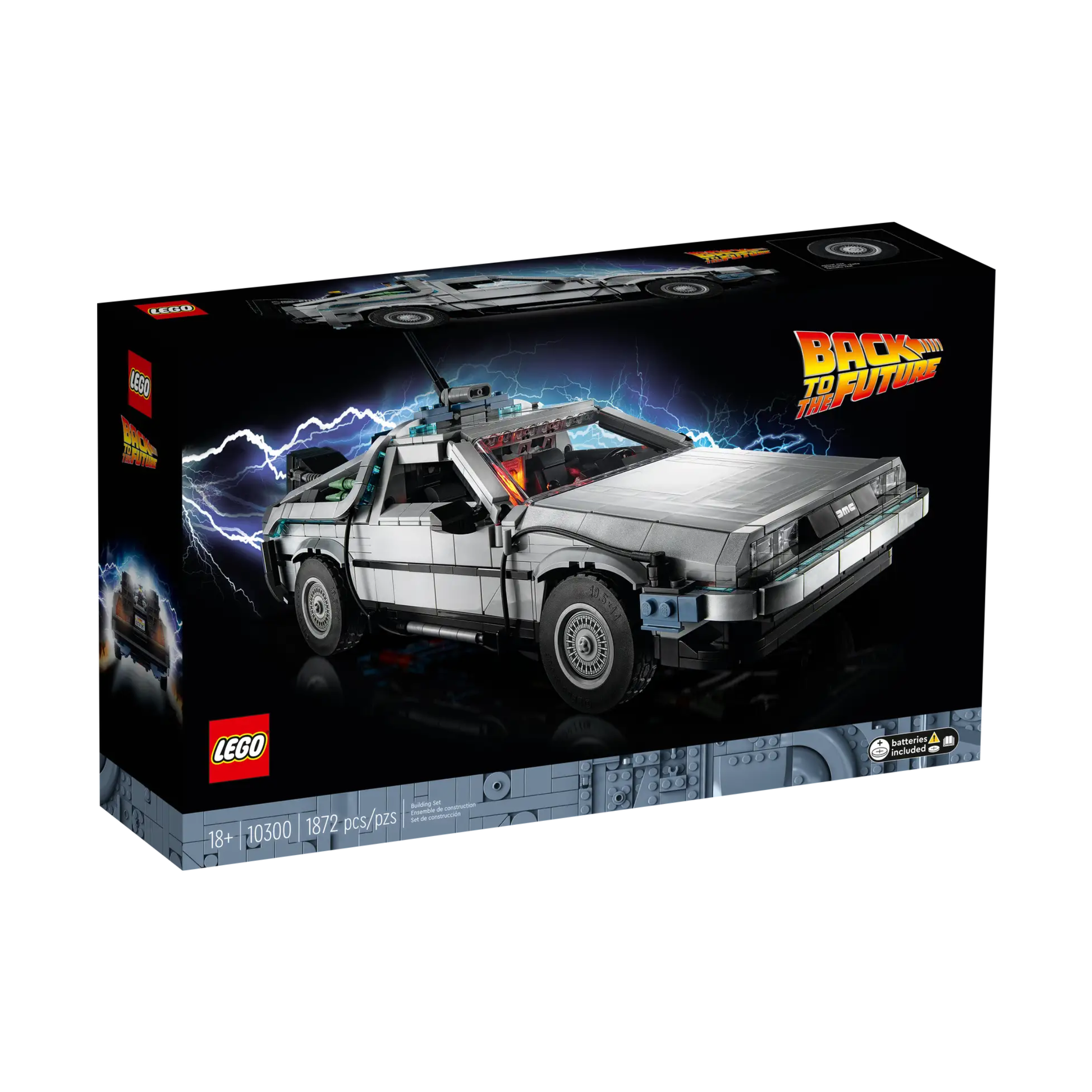 LEGO Icons Back to the Future Time Machine DeLorean 10300