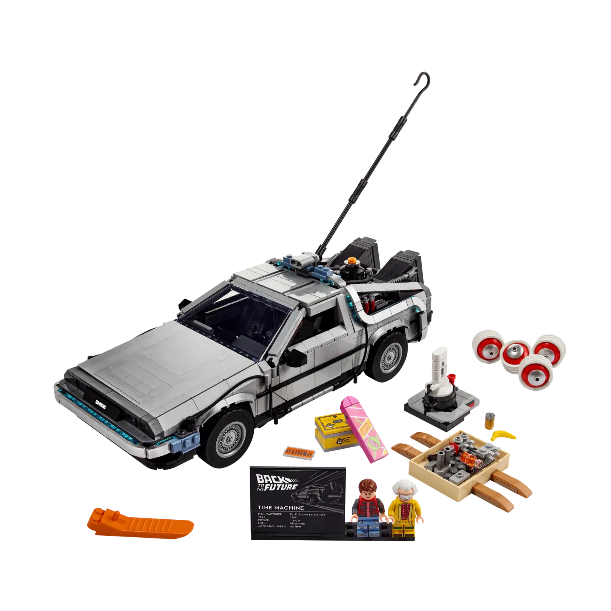 LEGO Icons Back to the Future Time Machine DeLorean 10300