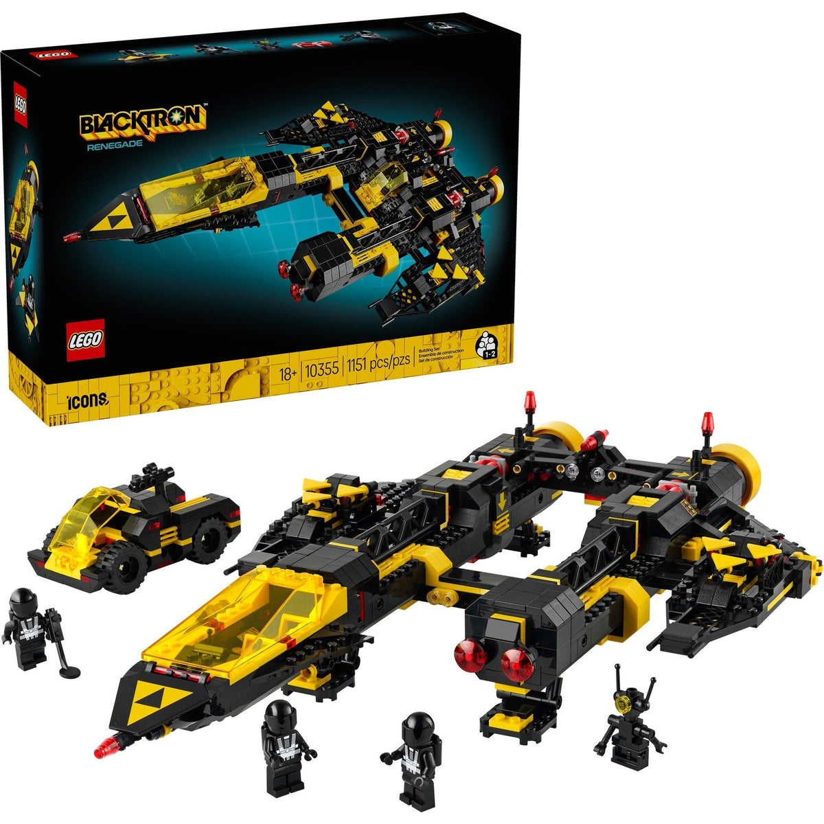 LEGO Icons Blacktron Renegade 10355