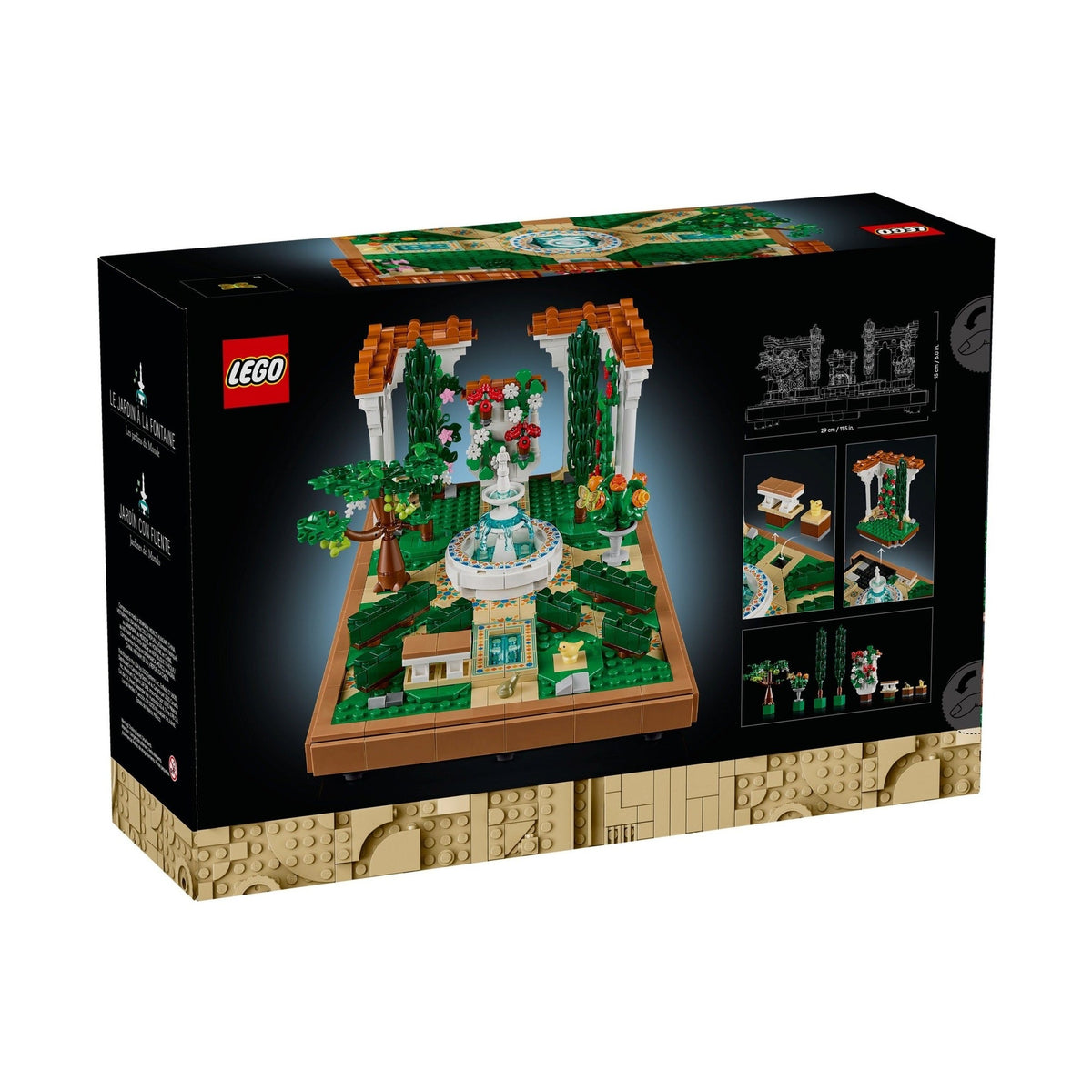 LEGO Icons Fountain Garden 10359
