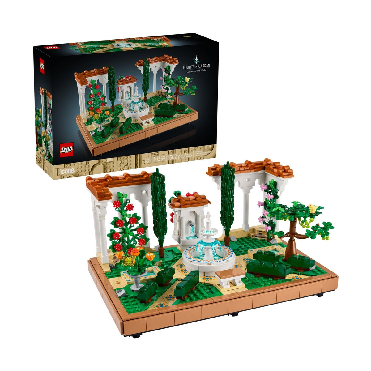 LEGO Icons Fountain Garden 10359