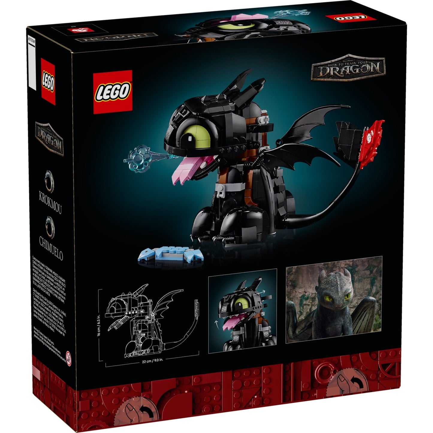 LEGO Icons How to Train Your Dragon: Toothless 10375