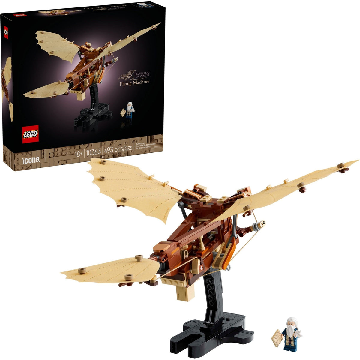 LEGO Icons Leonardo da Vinci's Flying Machine 10363