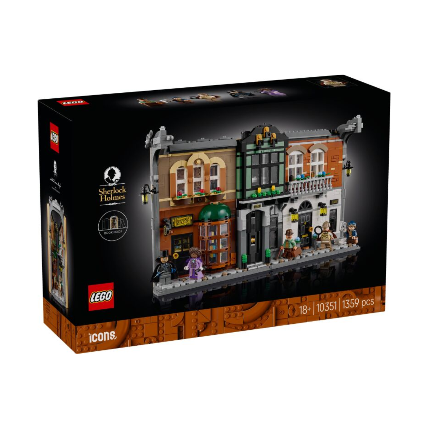 LEGO Icons Sherlock Holmes: Book Nook 10351