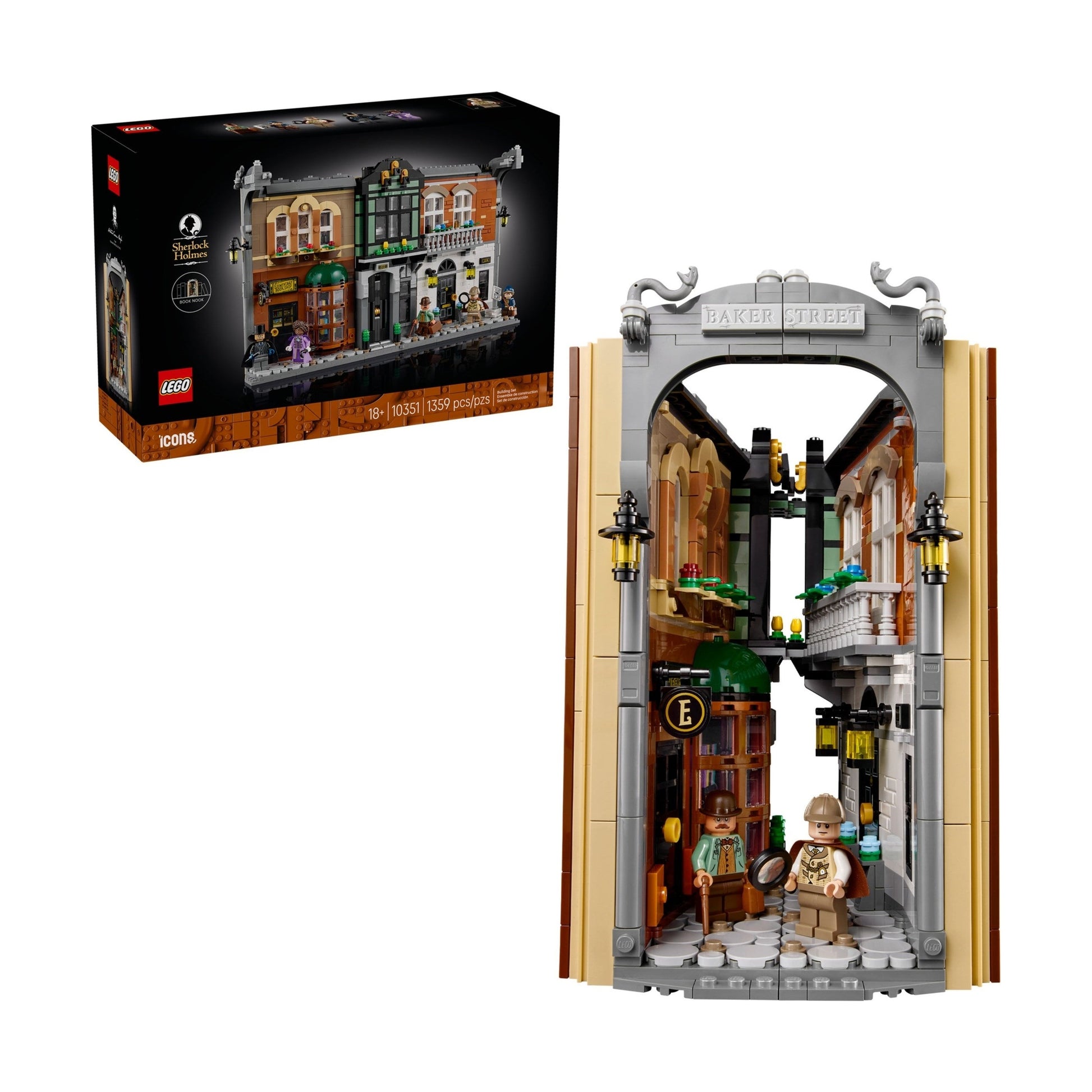LEGO Icons Sherlock Holmes: Book Nook 10351