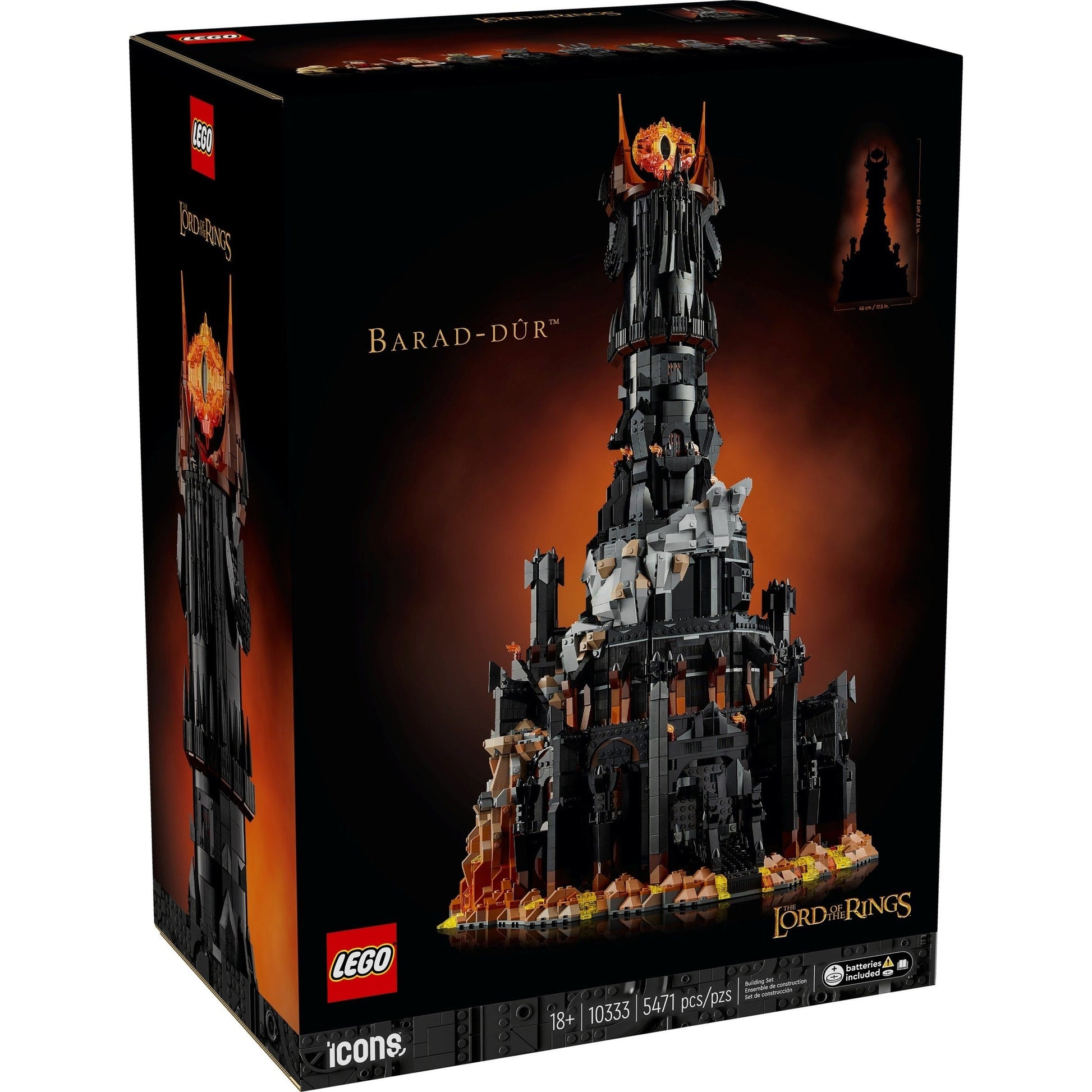 LEGO Icons The Lord of the Rings: Barad-dûr 10333