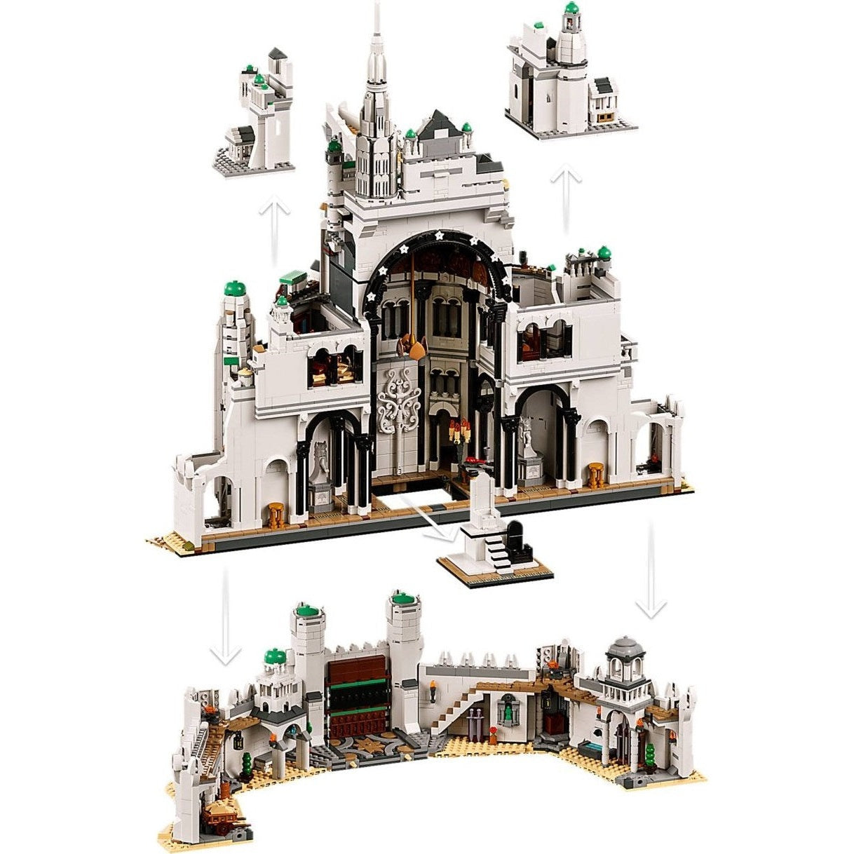 LEGO Icons The Lord of the Rings: Minas Tirith 11377