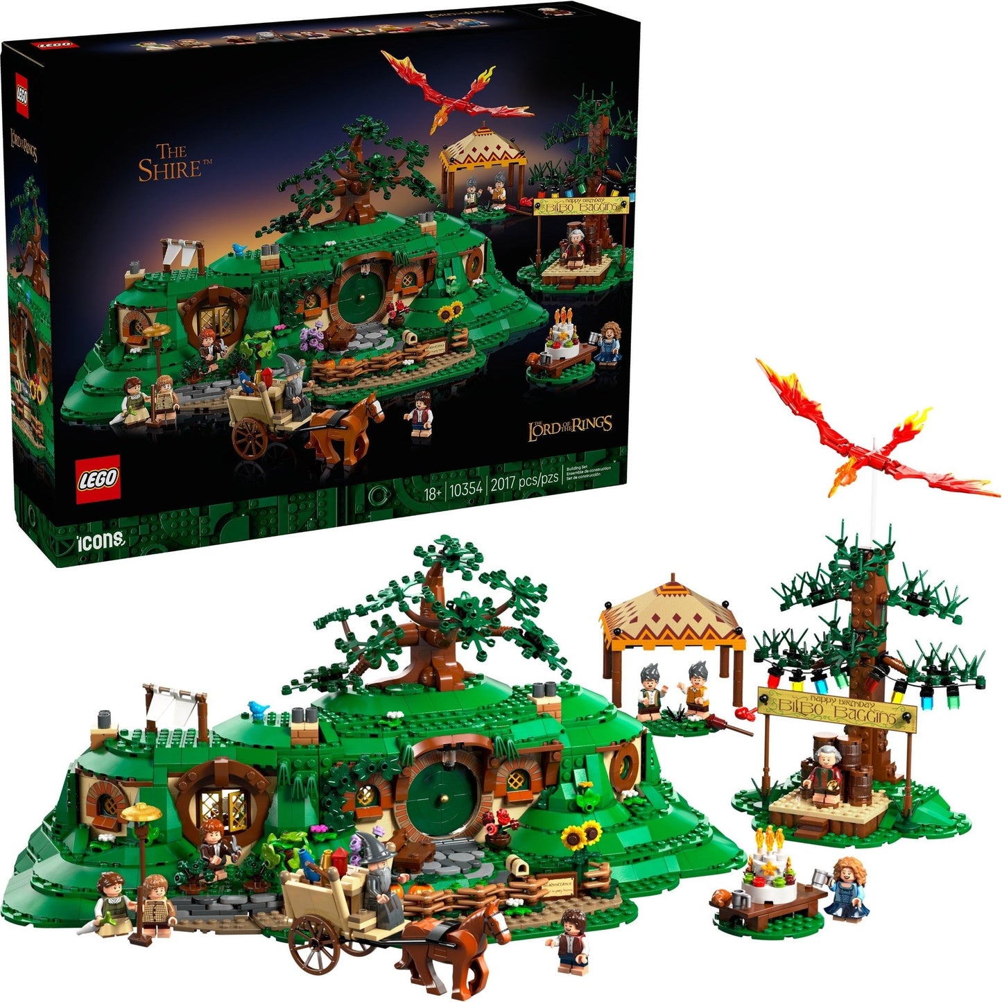 LEGO Icons The Lord of the Rings: The Shire 10354