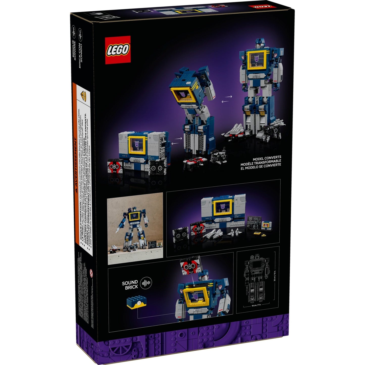 LEGO Icons Transformers: Soundwave 10358