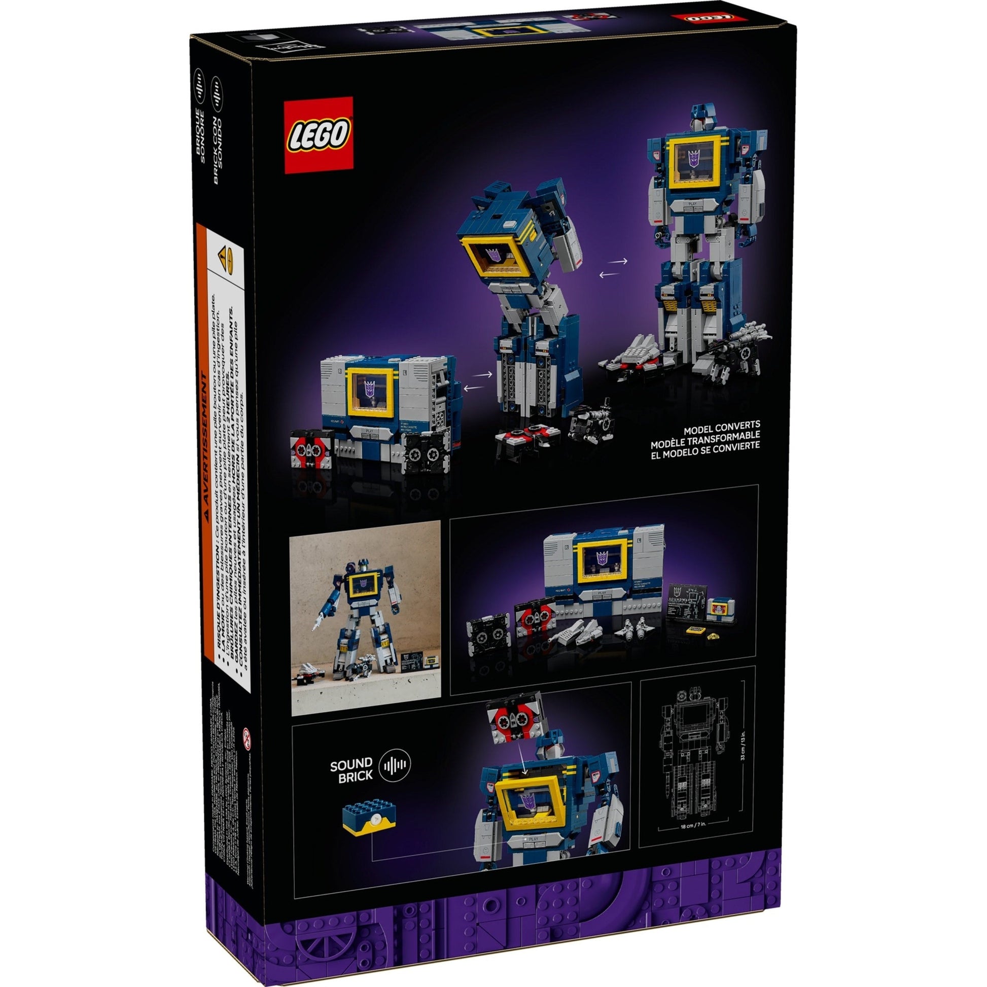 LEGO Icons Transformers: Soundwave 10358