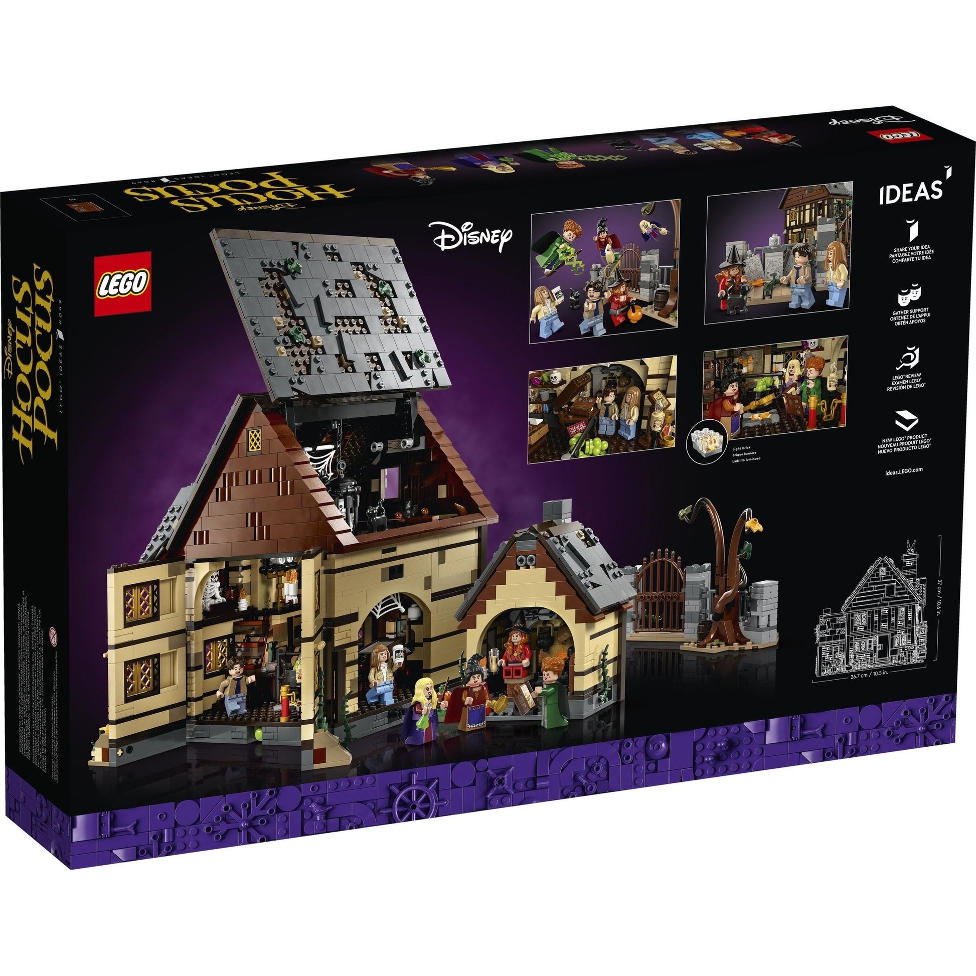 LEGO Ideas Disney Hocus Pocus: The Sanderson Sisters' Cottage 21341