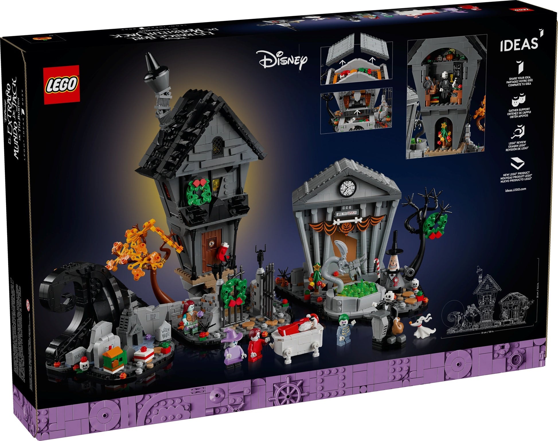 LEGO Ideas Disney Tim Burton's The Nightmare Before Christmas 21351