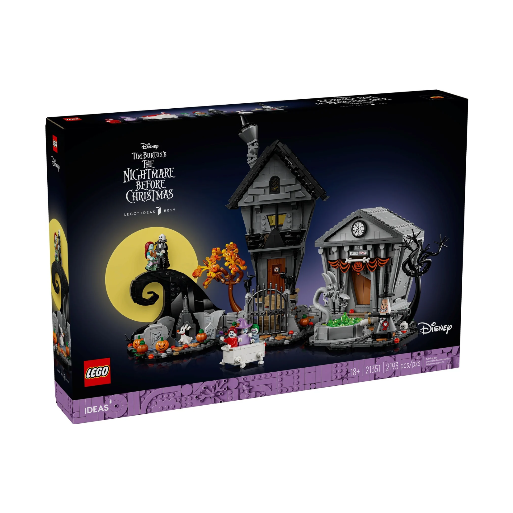 LEGO Ideas Disney Tim Burton's The Nightmare Before Christmas 21351