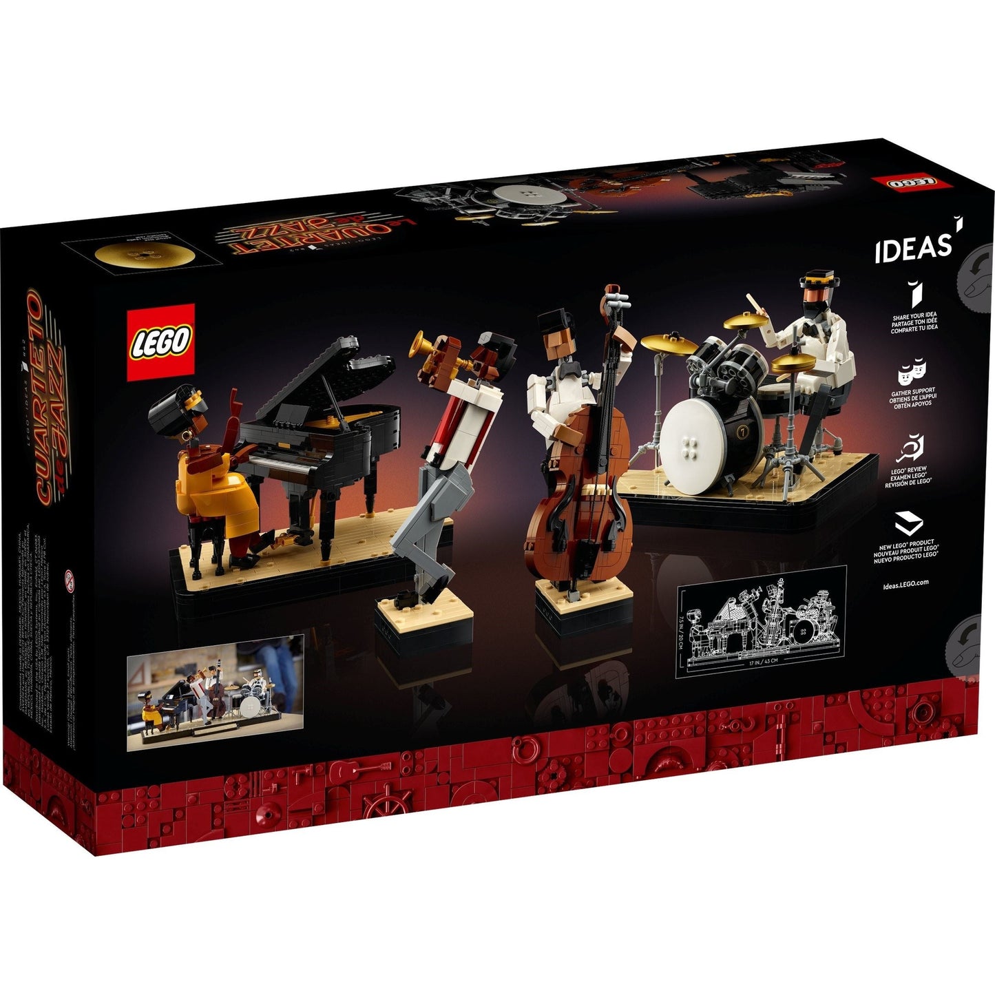 LEGO Ideas Jazz Quartet 21334