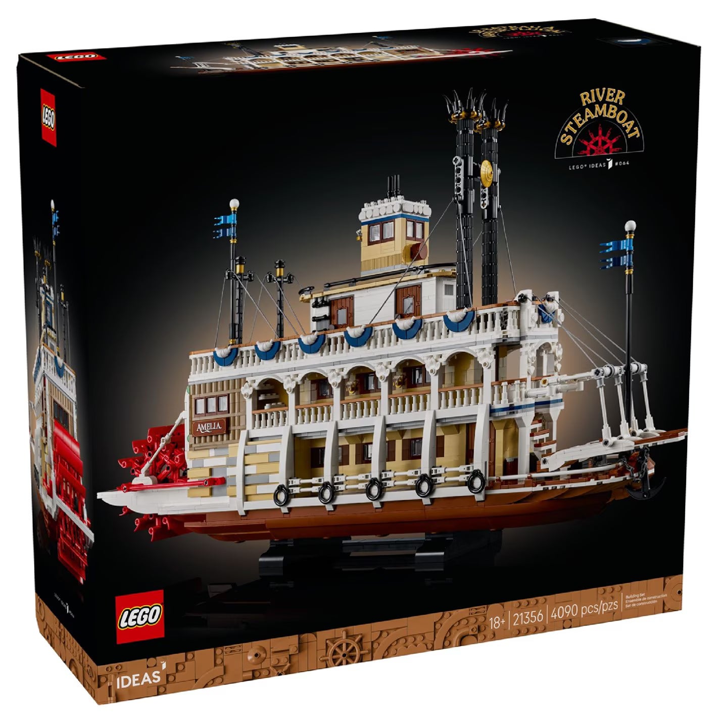 LEGO Ideas River Steamboat 21356