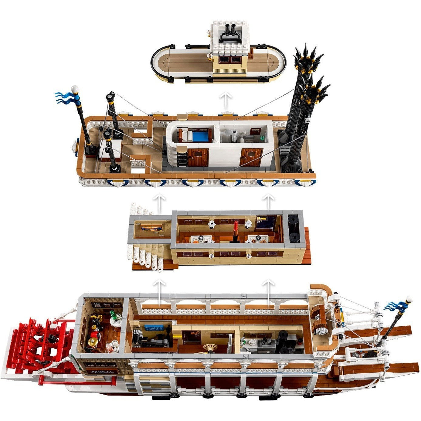 LEGO Ideas River Steamboat 21356