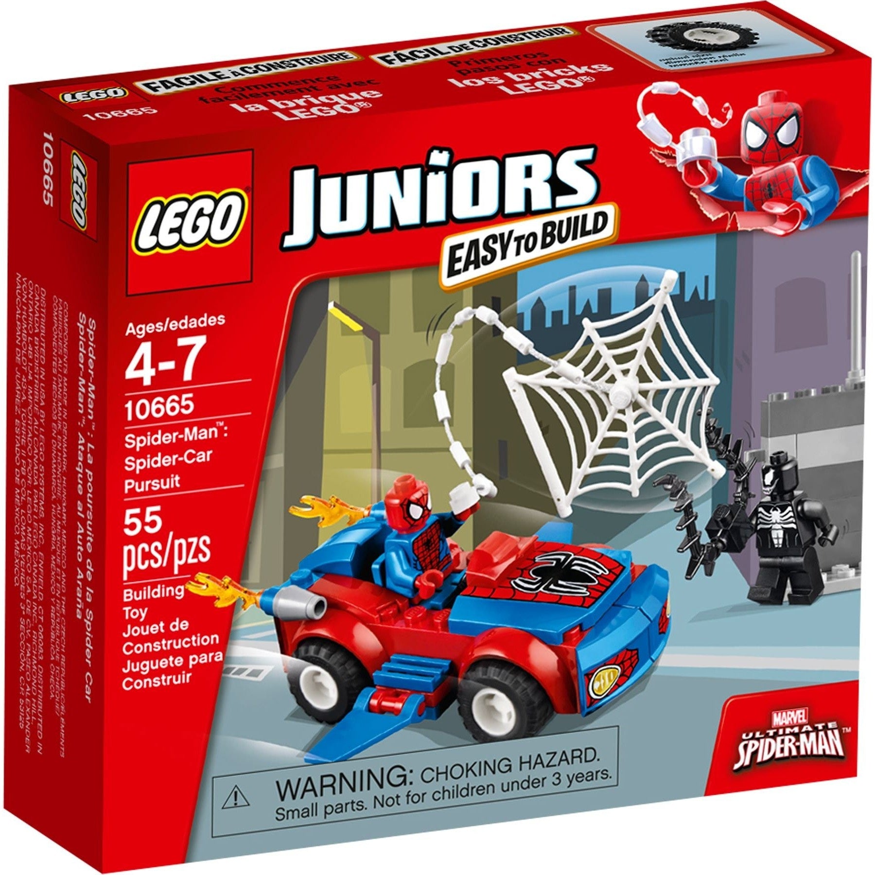 LEGO Juniors Spider-Man: Spider-Car Pursuit 10665