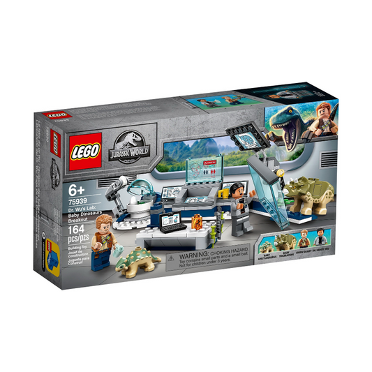 LEGO Jurassic World Dr. Wu's Lab: Baby Dinosaurs Breakout 75939