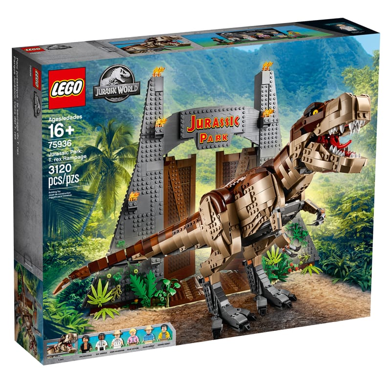 LEGO Jurassic World Jurassic Park: T. rex Rampage 75936