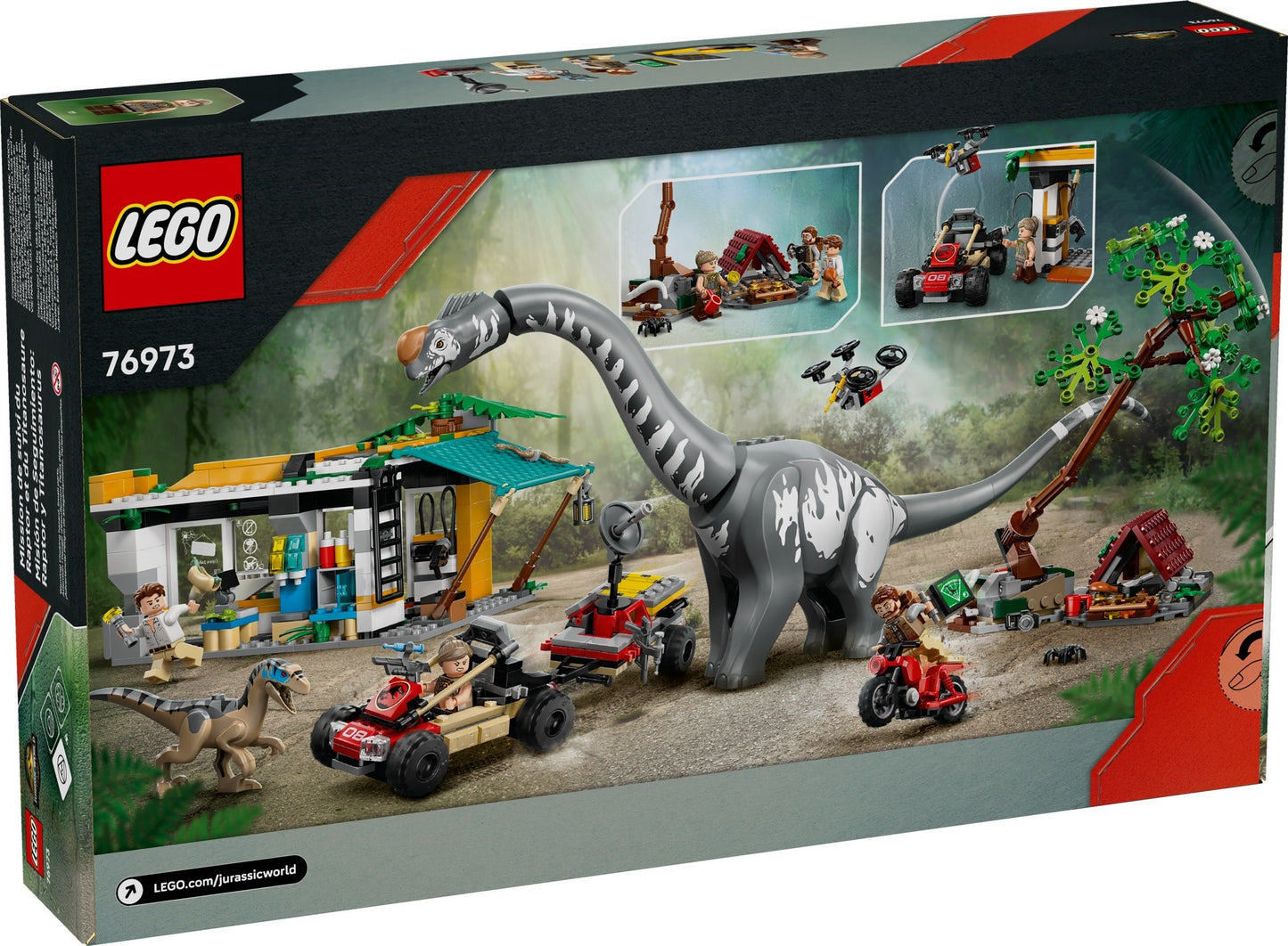 LEGO Jurassic World Raptor & Titanosaurus Tracking Mission 76973