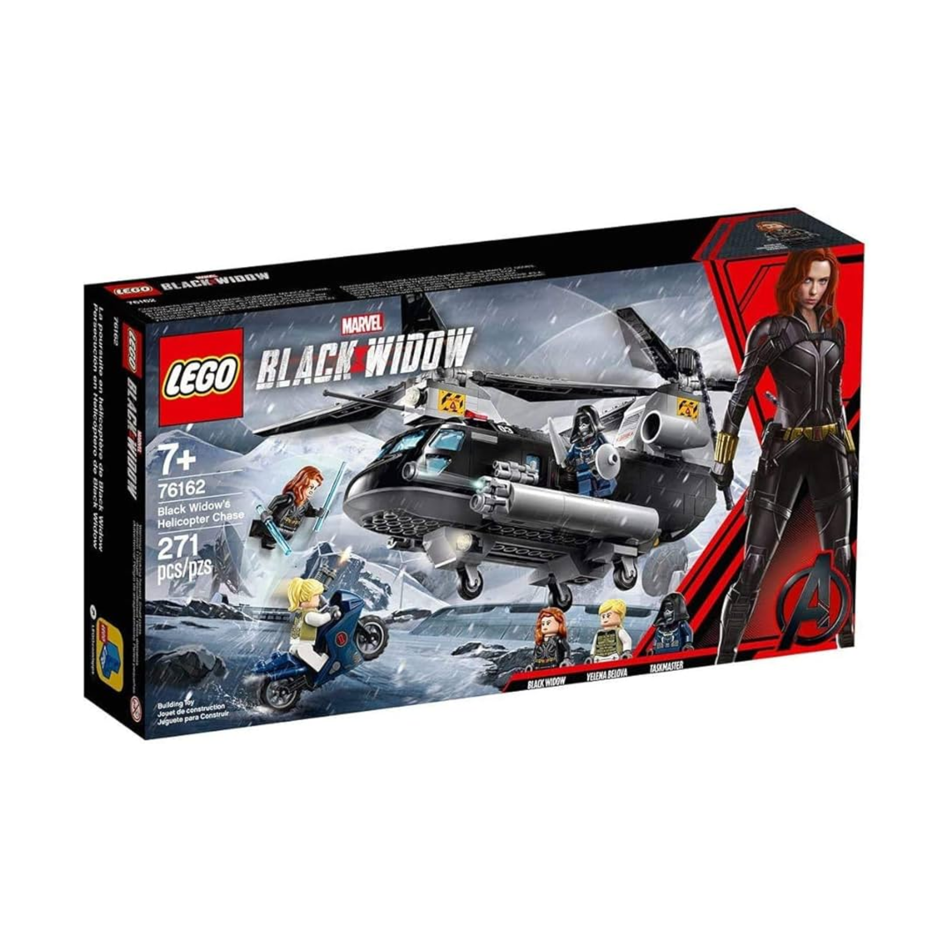 LEGO Marvel Black Widow's Helicopter Chase 76162