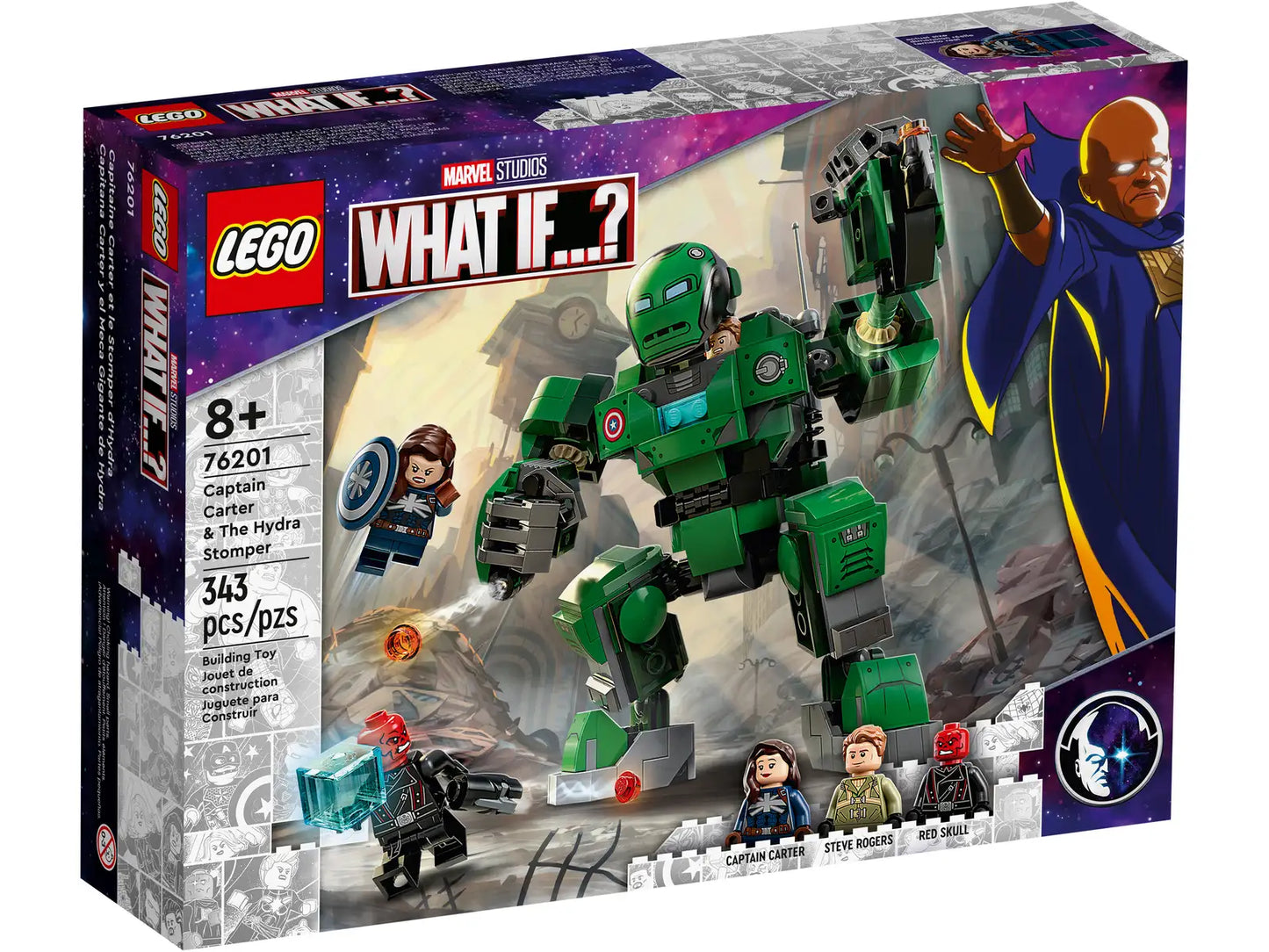 LEGO Marvel Captain Carter & The Hydra Stomper 76201
