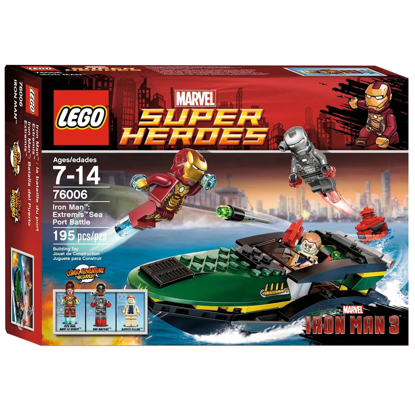LEGO Marvel Iron Man: Extremis Sea Port Battle 76006