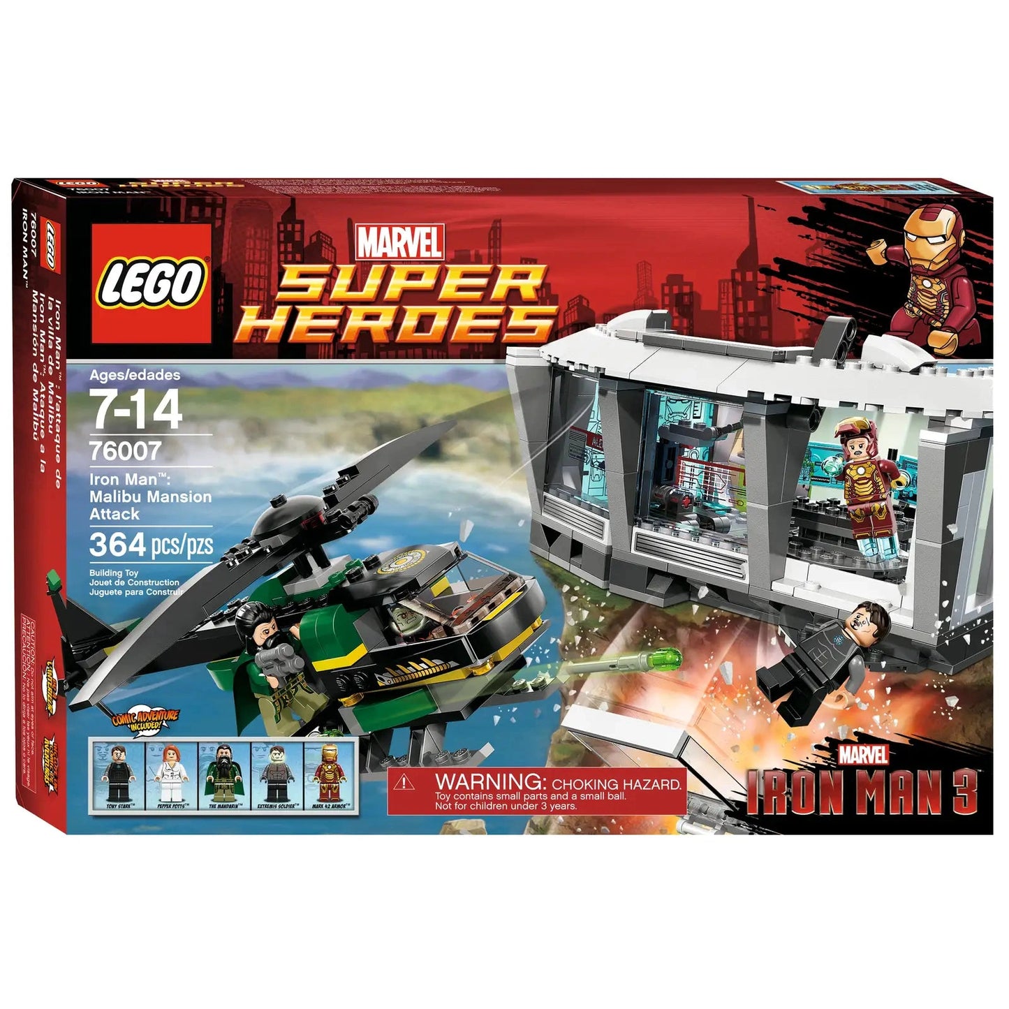 LEGO Marvel Iron Man: Malibu Mansion Attack 76007