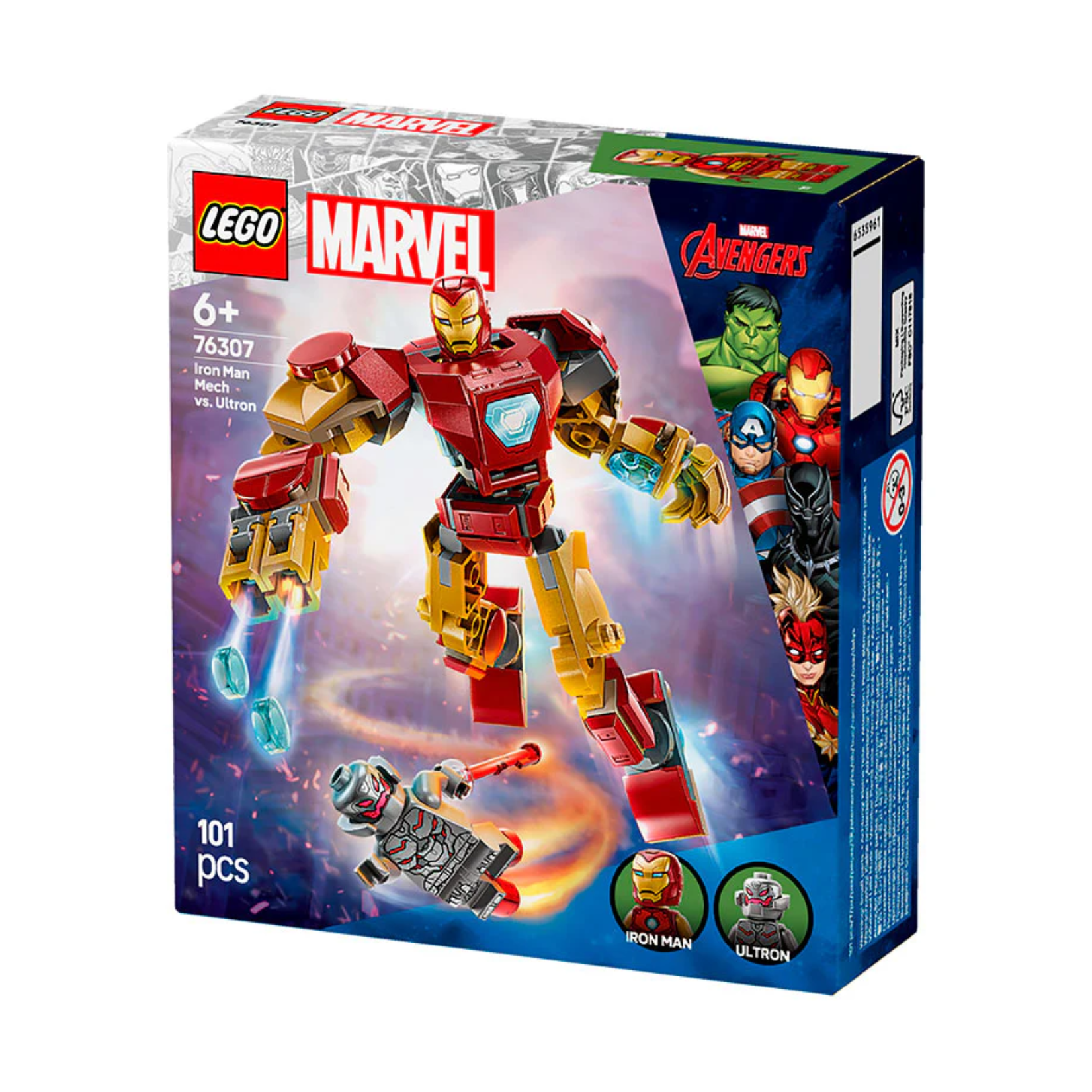 LEGO Marvel Iron Man Mech vs. Ultron 76307