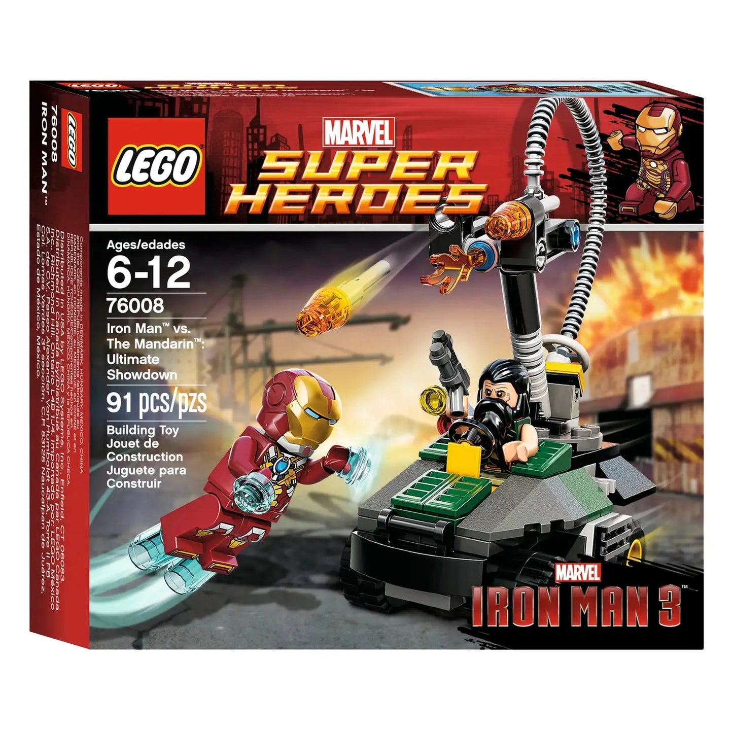 LEGO Marvel Iron Man vs. The Mandarin: Ultimate Showdown 76008