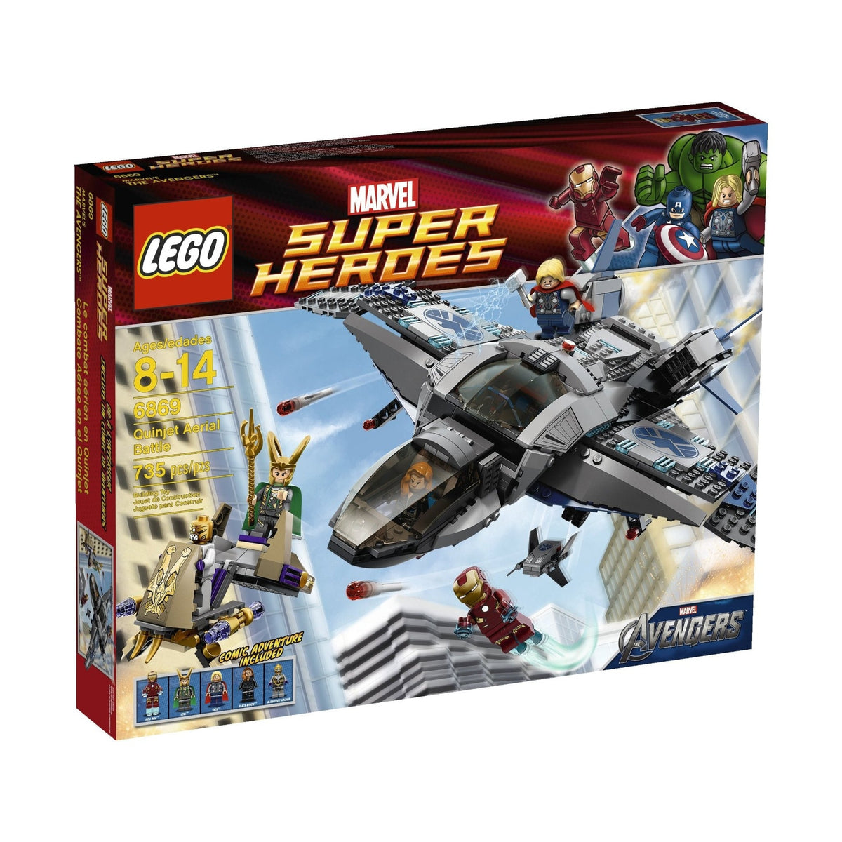 LEGO Marvel Quinjet Aerial Battle 6869