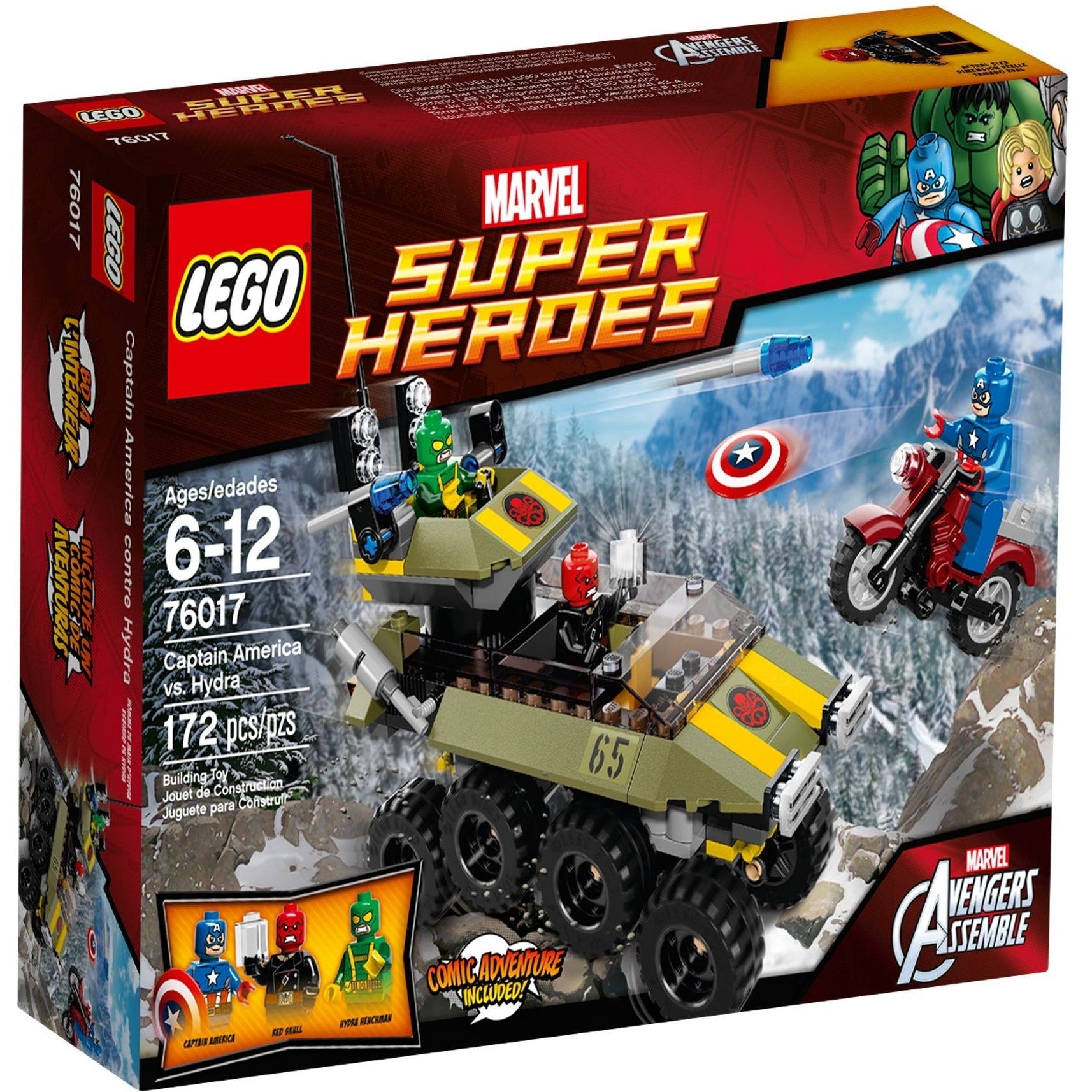 LEGO Marvel Super Heroes Avengers: Captain America vs. Hydra 76017
