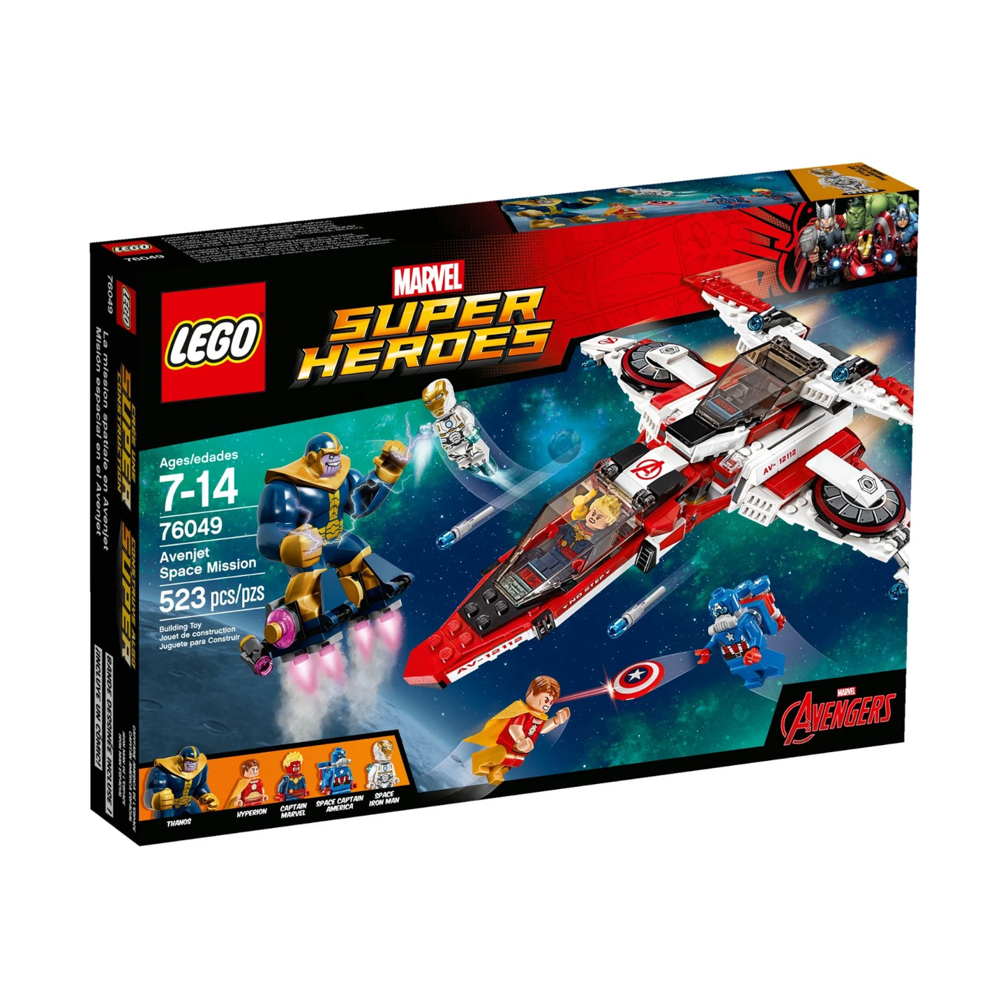 LEGO Marvel Super Heroes Avenjet Space Mission 76049