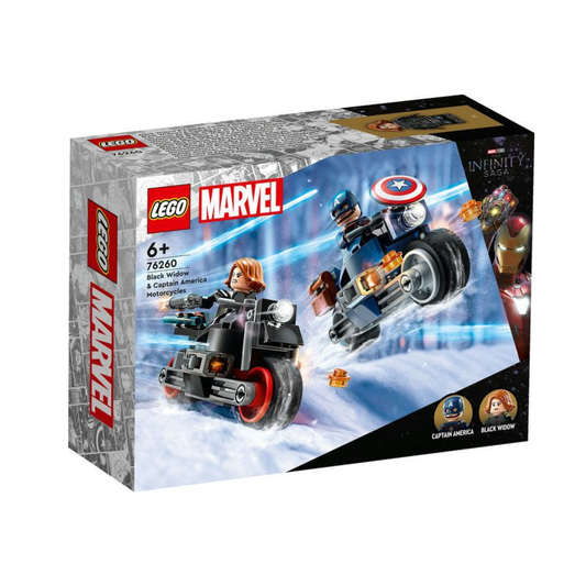 LEGO Marvel Super Heroes Black Widow & Captain America Motorcycles 76260