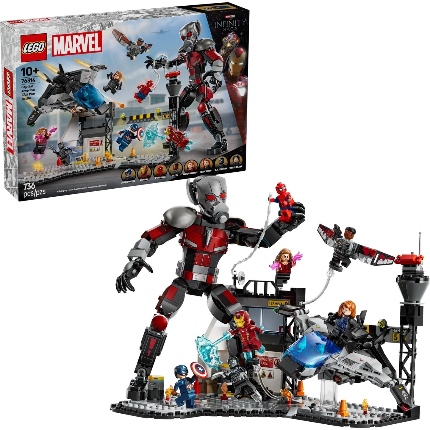 LEGO Marvel Super Heroes Captain America: Civil War Battle 76314