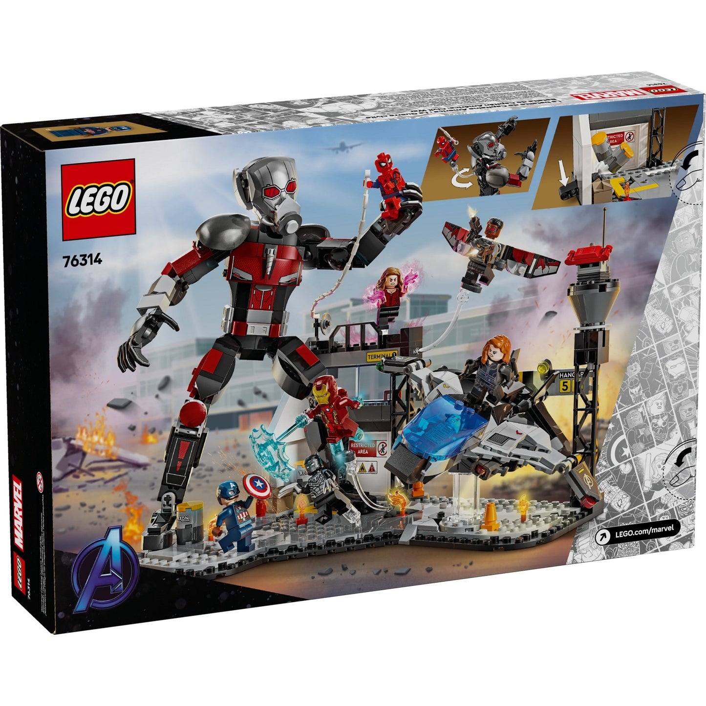 LEGO Marvel Super Heroes Captain America: Civil War Battle 76314