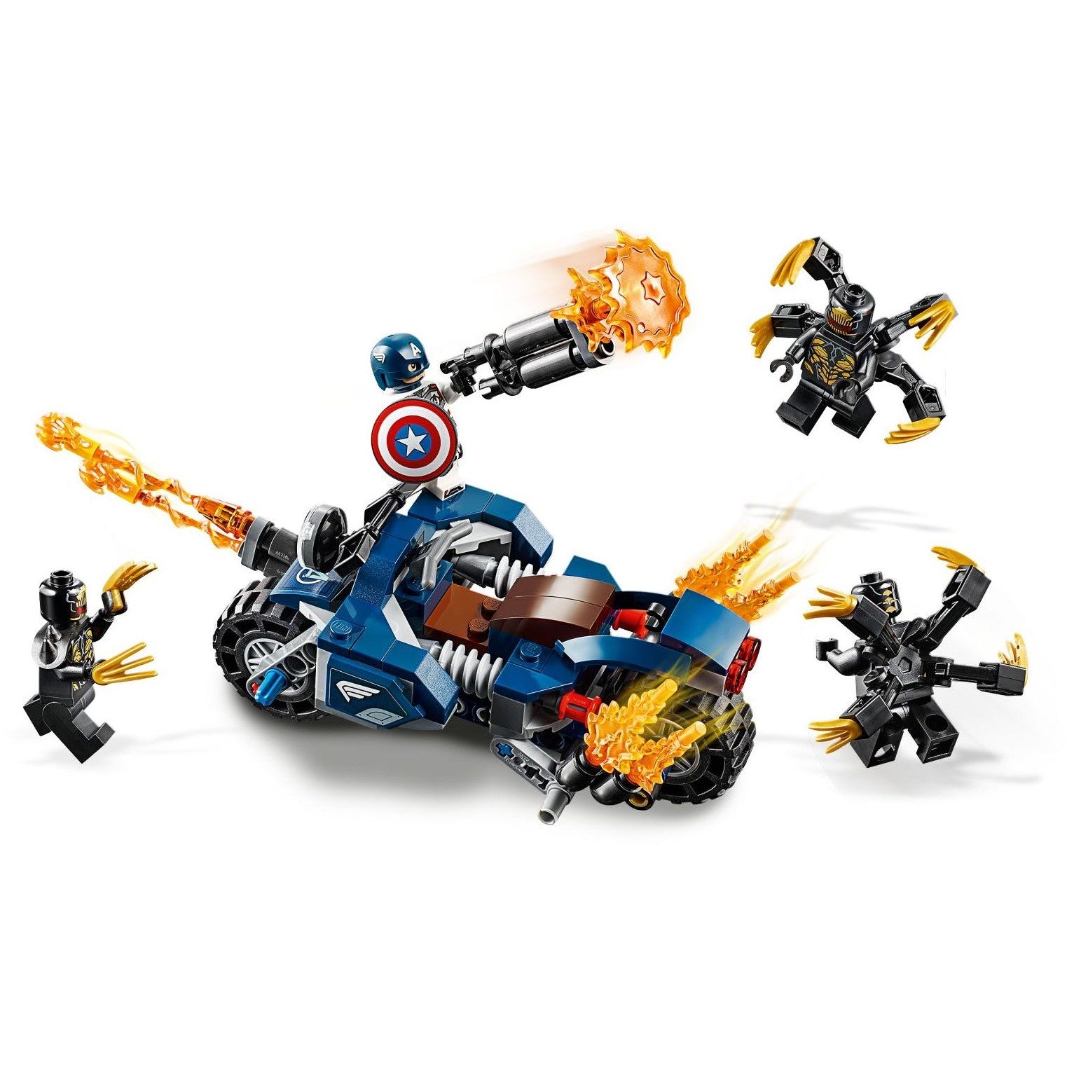 LEGO Marvel Super Heroes Captain America: Outriders Attack 76123